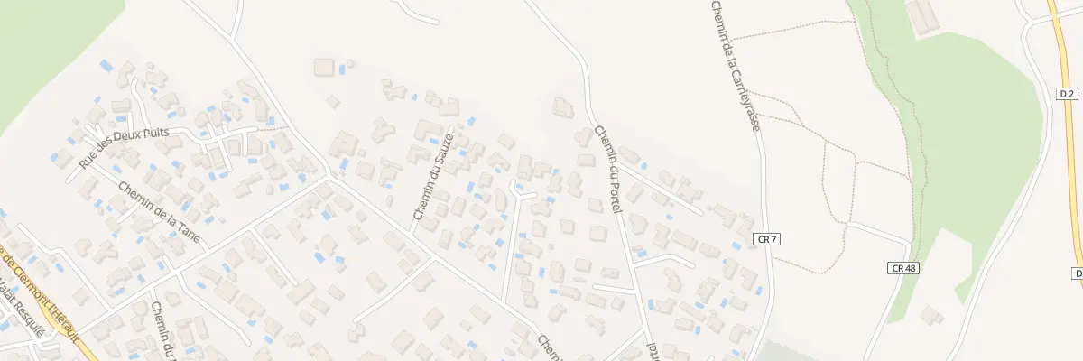 Plan du 52 Che du Sauze à Villeveyrac