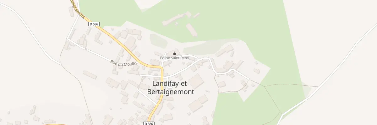 Plan du 1 Rue du Passage à Landifay-et-Bertaignemont