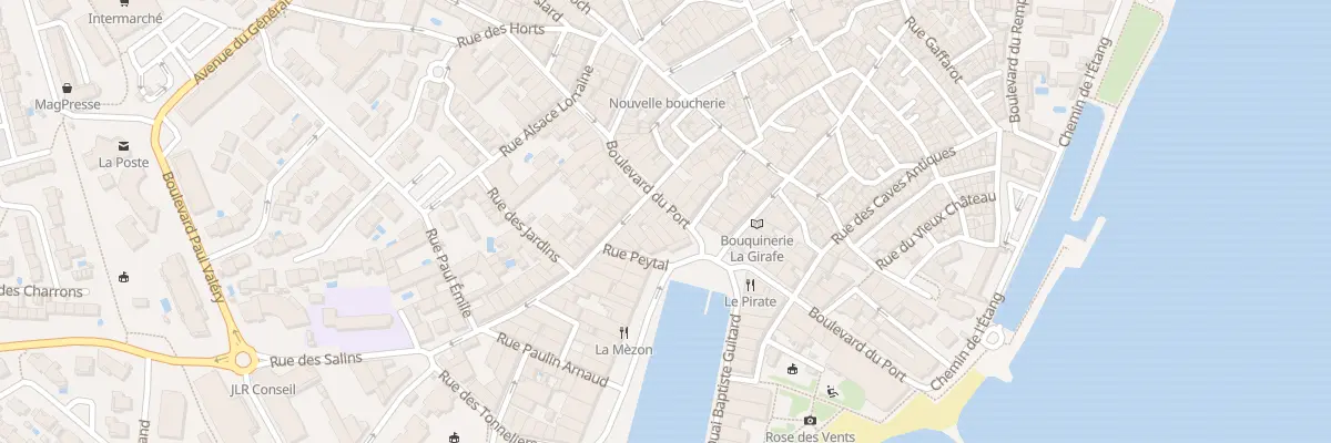 Plan du 34 Bd du Port à Mèze
