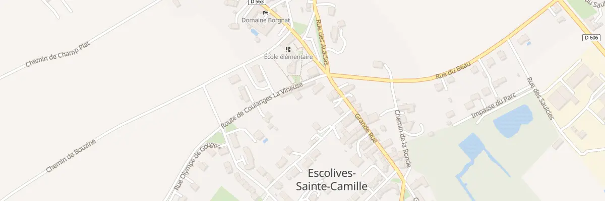 Plan du 8 Gr Grande Rue à Escolives-Sainte-Camille