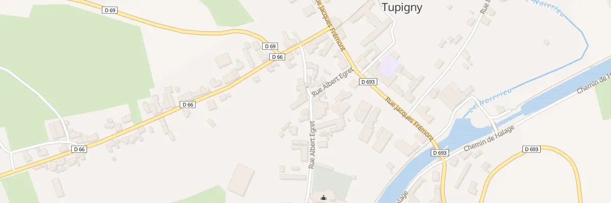 Plan du 18 Rue Albert Egret à Tupigny
