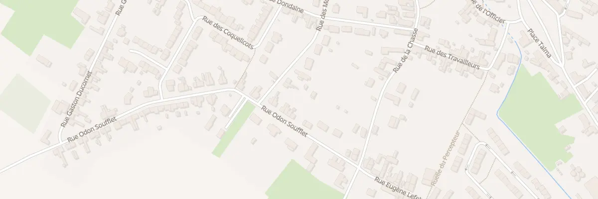 Plan du 8 Rue Odon Soufflet à Poix-du-Nord
