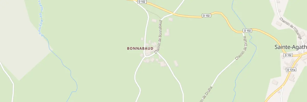 Plan du 5157 Bonnabaud à Sainte-Agathe