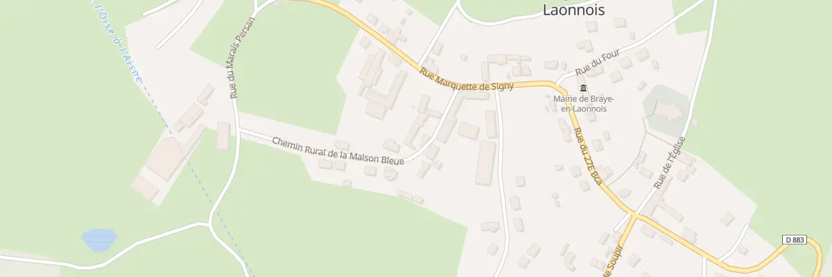 Plan du 2A Cr de la Maison Bleue à Braye-en-Laonnois