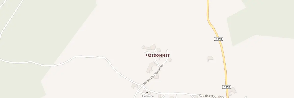 Plan du 5121 Frissonnet à Cistrières