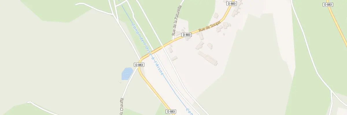 Plan du 25 Rue de Soupir à Braye-en-Laonnois
