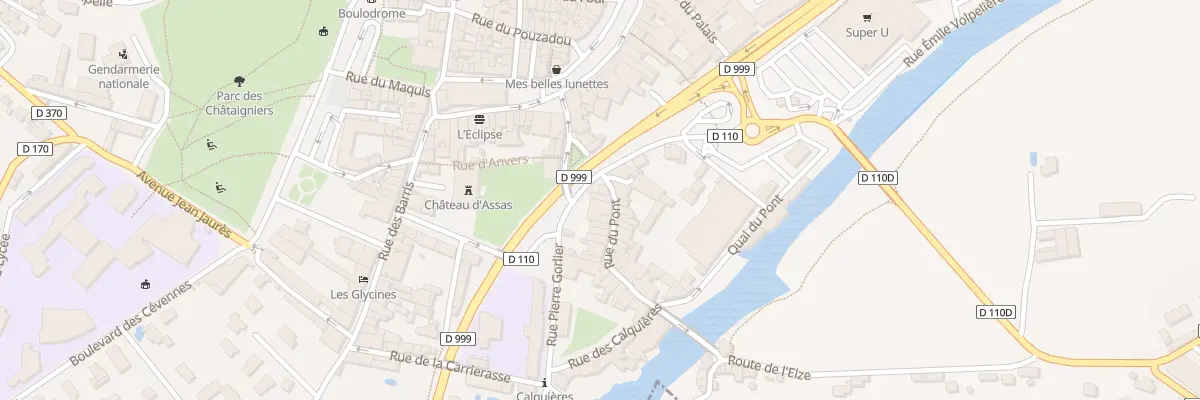Plan du 4 Rue du Pont au Vigan