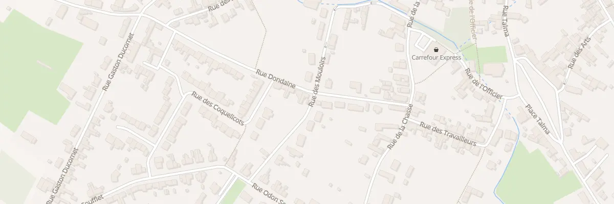 Plan du 5 Rue Dondaine à Poix-du-Nord