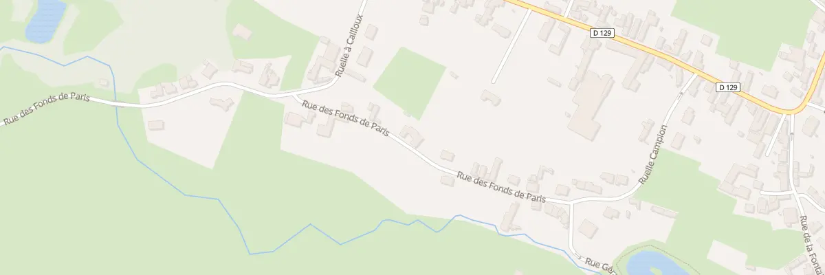 Plan du 19 Rue des Fonds de Paris à Villers-Pol