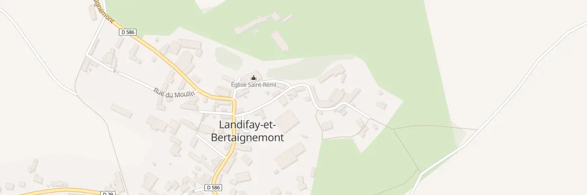 Plan du 6 Rue du Passage à Landifay-et-Bertaignemont