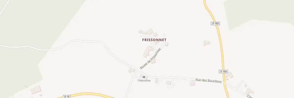 Plan du 5120 Frissonnet à Cistrières