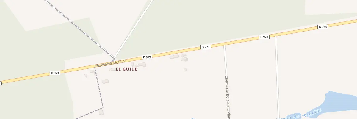 Plan du 23 Le Guide à Paray-le-Frésil