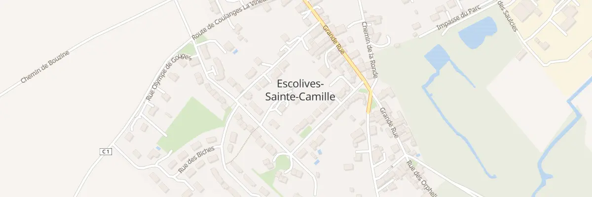 Plan du 23T Rue de l’Abbé Grégoire à Escolives-Sainte-Camille