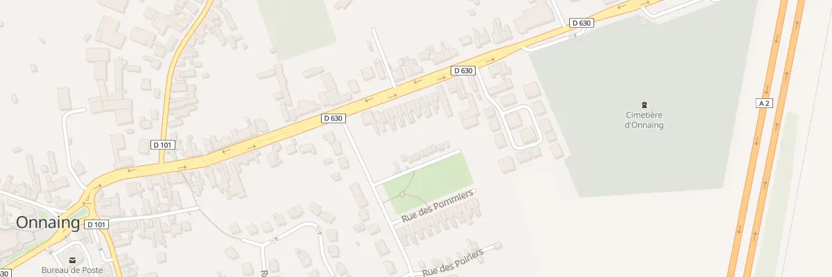 Plan du 350 Rue Jean Jaurès à Onnaing