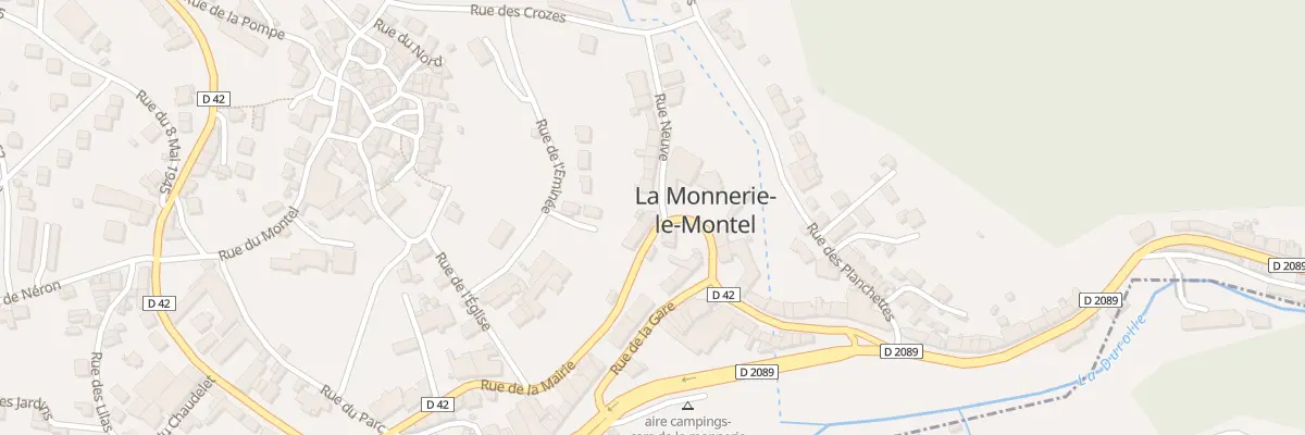 Plan du 22 Rue de la Mairie à La Monnerie-le-Montel