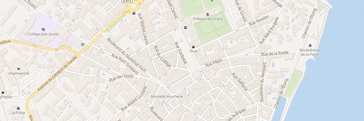 Plan du 18 Rue Garibaldi à Mèze