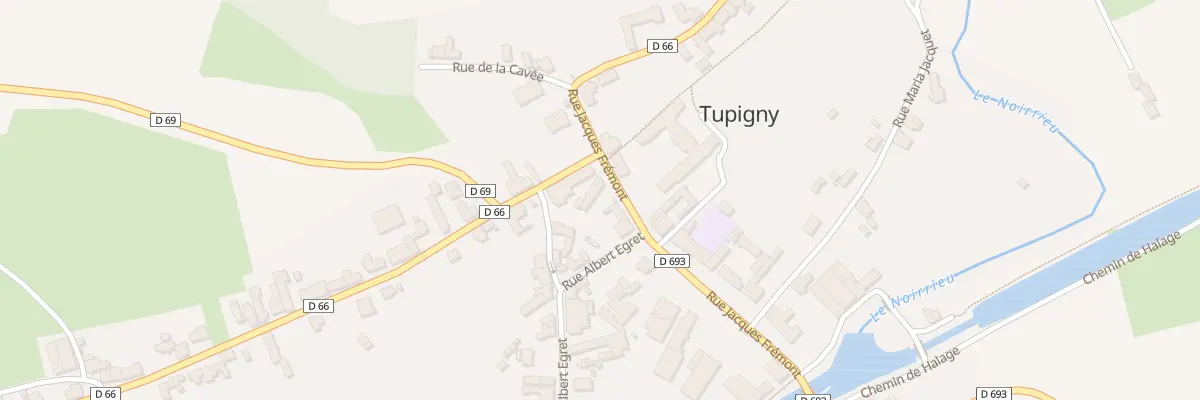 Plan du 9B Rue Jacques Frémont à Tupigny