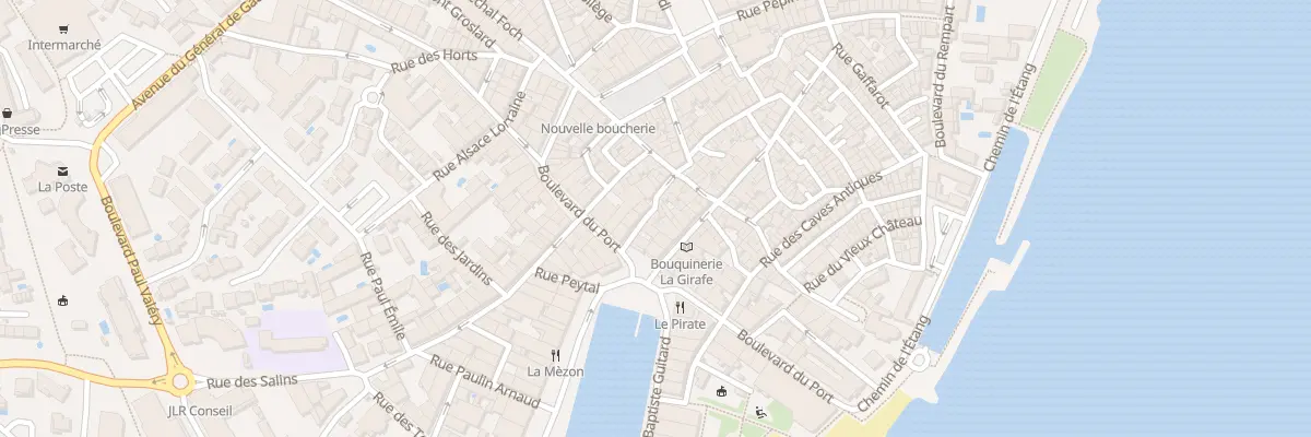 Plan du 40 Rue du Port à Mèze