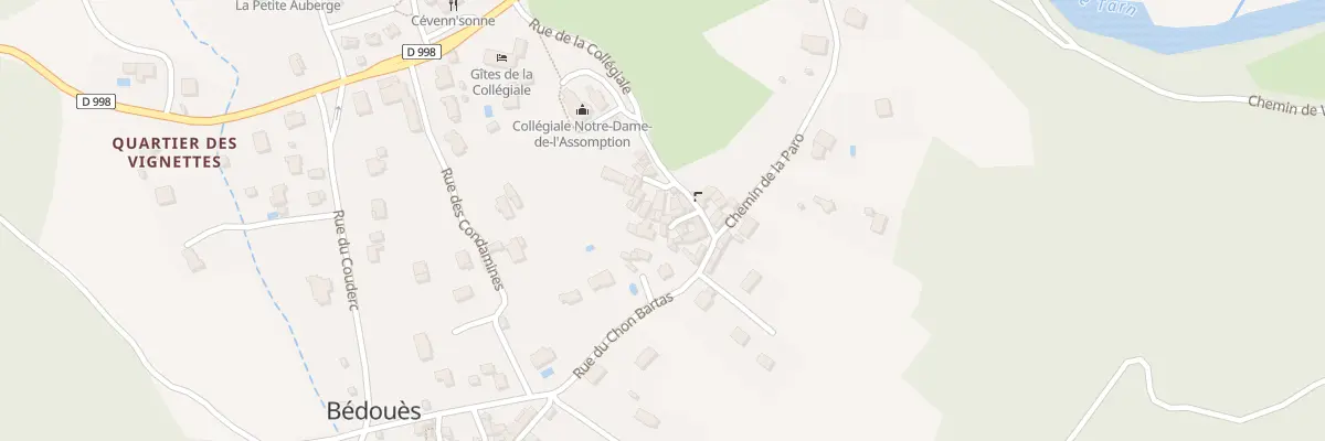 Plan du 5024 Rue de la Collégiale à Bédouès-Cocurès