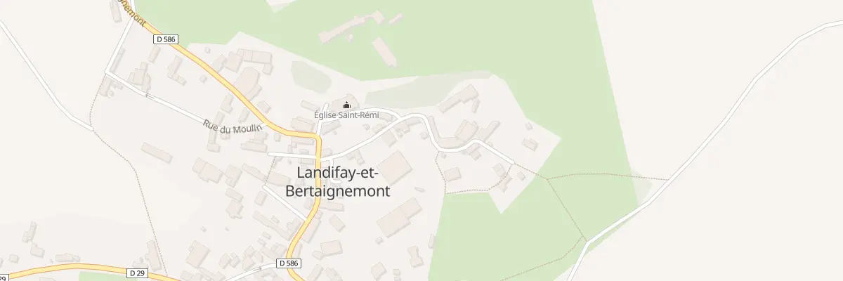 Plan du 8 Rue du Passage à Landifay-et-Bertaignemont