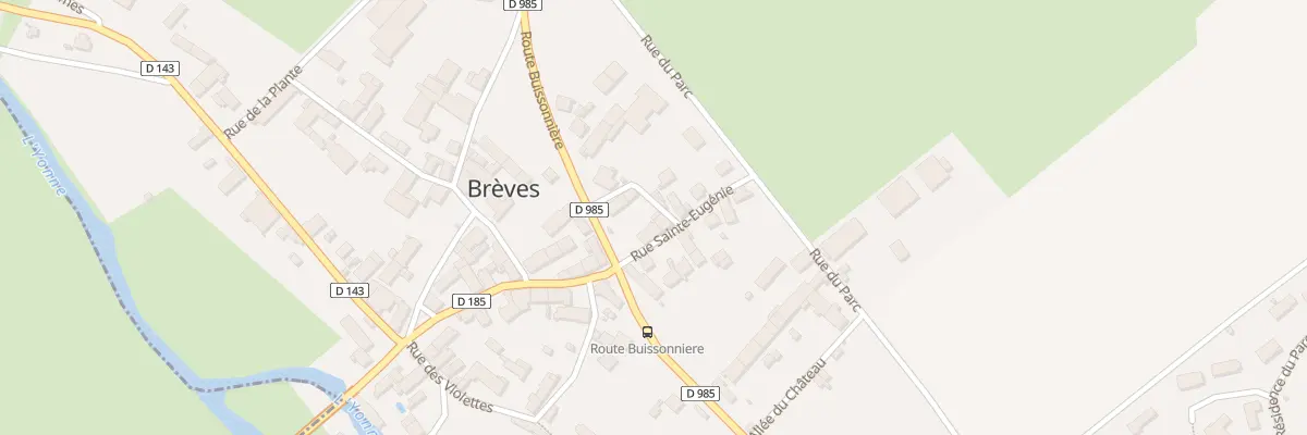 Plan du 3 Rue Ste Eugenie à Brèves