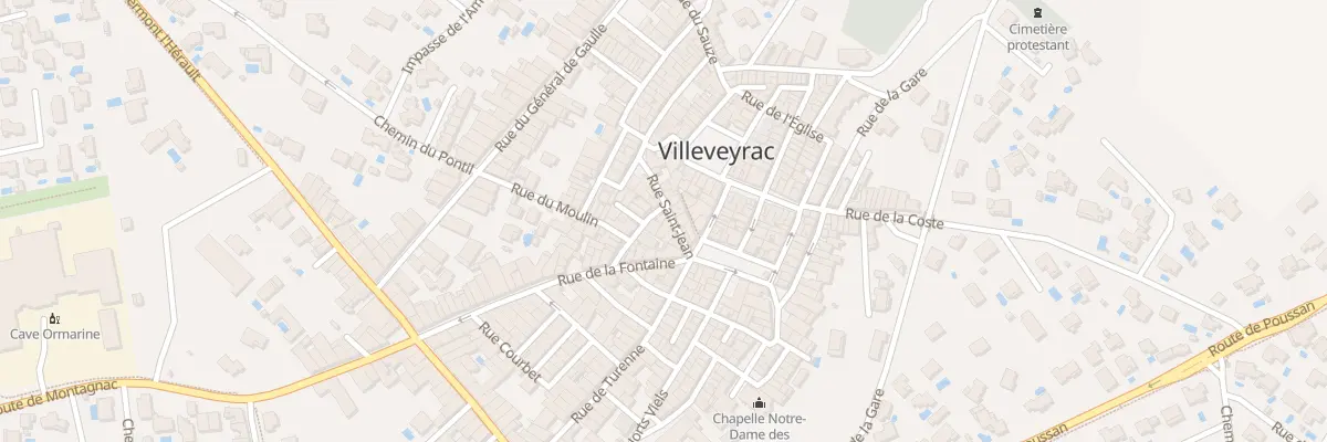 Plan du 7 Rue Saint Jean à Villeveyrac