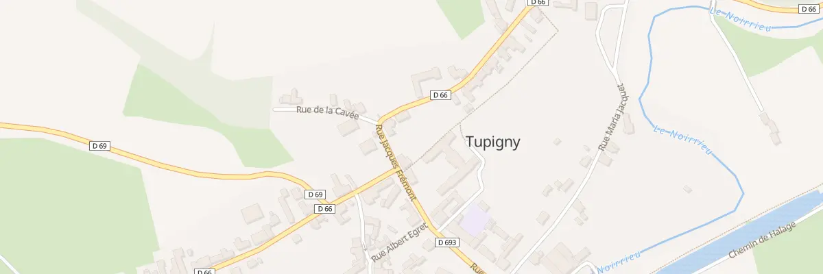 Plan du 22 Rue Jacques Frémont à Tupigny