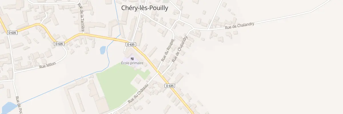 Plan du 4 Rue de Chalandry à Chéry-lès-Pouilly