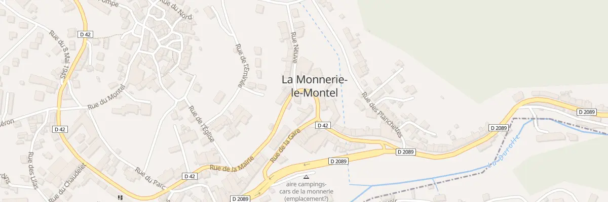 Plan du 9019 Rue de la Mairie à La Monnerie-le-Montel