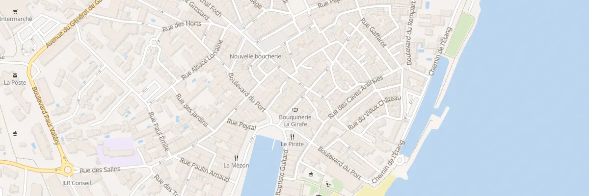 Plan du 36 Rue du Port à Mèze