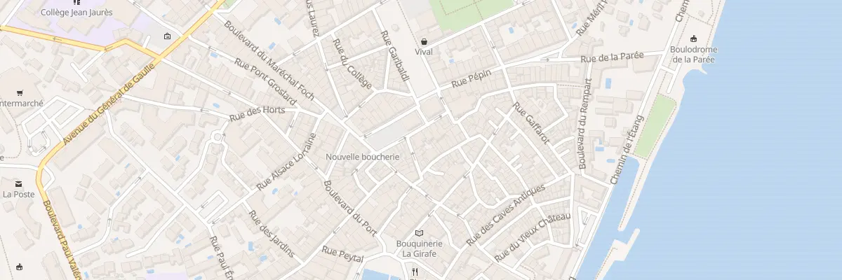 Plan du 13 Rue de la Republique à Mèze