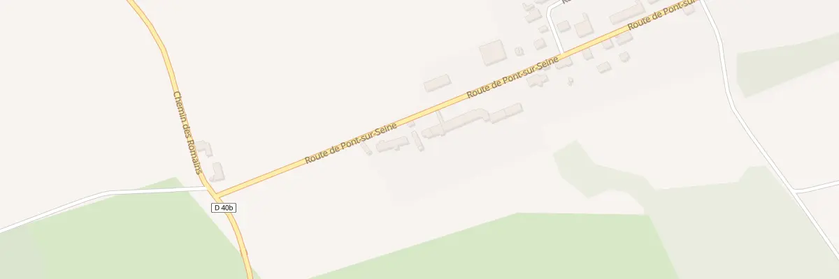 Plan du 31 Rte de Pont sur Seine à La Villeneuve-au-Châtelot