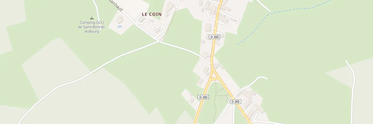 Plan du 5076 Les Petourias à Saint-Bonnet-le-Bourg