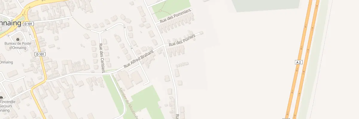 Plan du 5 Rue des Poiriers à Onnaing