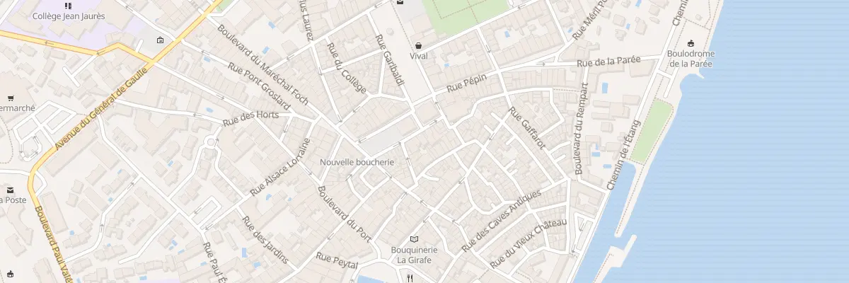 Plan du 11 Rue de la Republique à Mèze