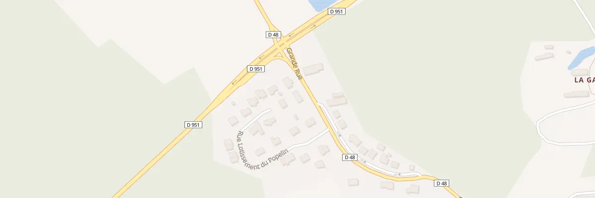Plan du 95 Vc Grande Rue à Bethon