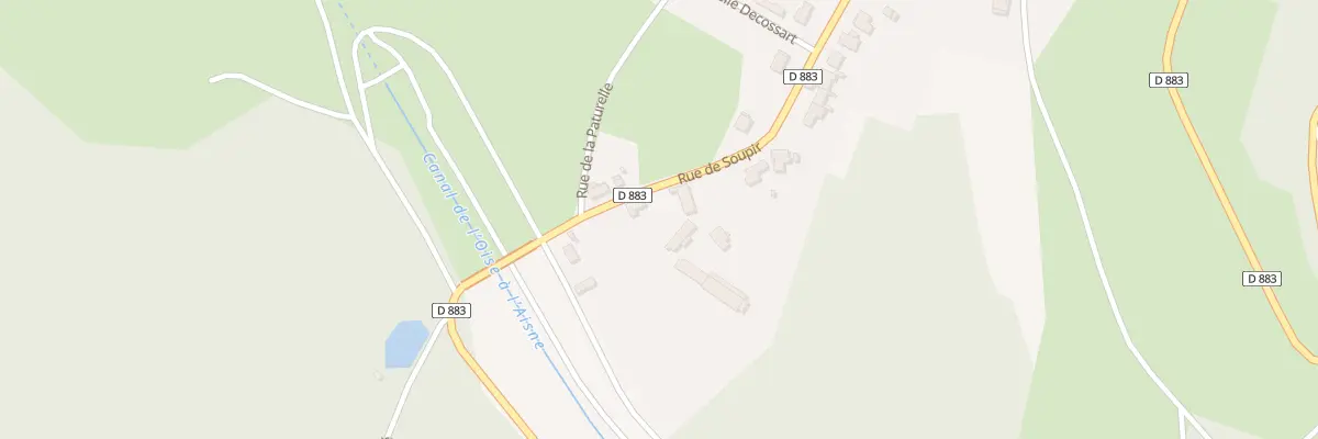 Plan du 23 Rue de Soupir à Braye-en-Laonnois