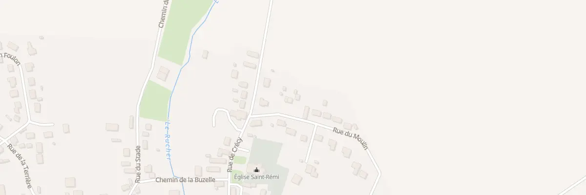 Plan du 5 Rue du Moulin à Chéry-lès-Pouilly