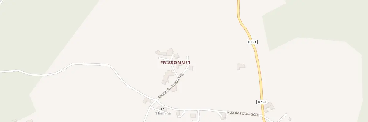Plan du 5124 Frissonnet à Cistrières