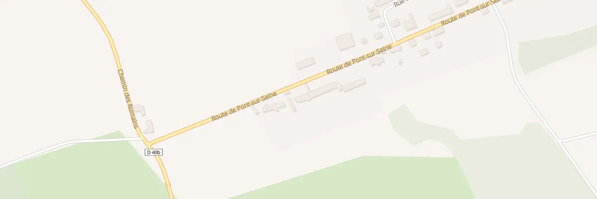 Plan du 29 Rte de Pont sur Seine à La Villeneuve-au-Châtelot