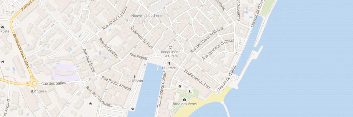 Plan du 39 Bd du Port à Mèze