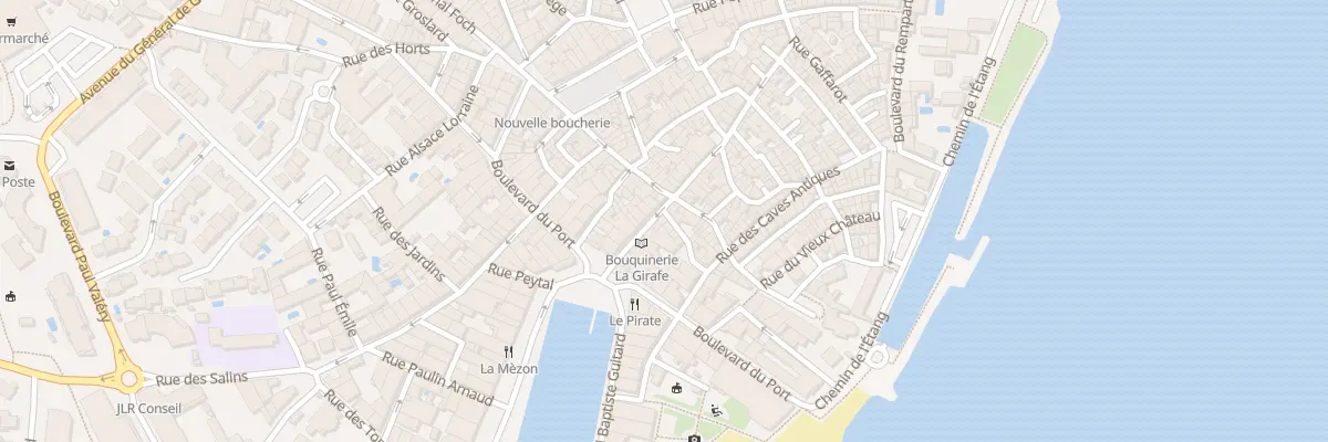 Plan du 43 Rue du Port à Mèze