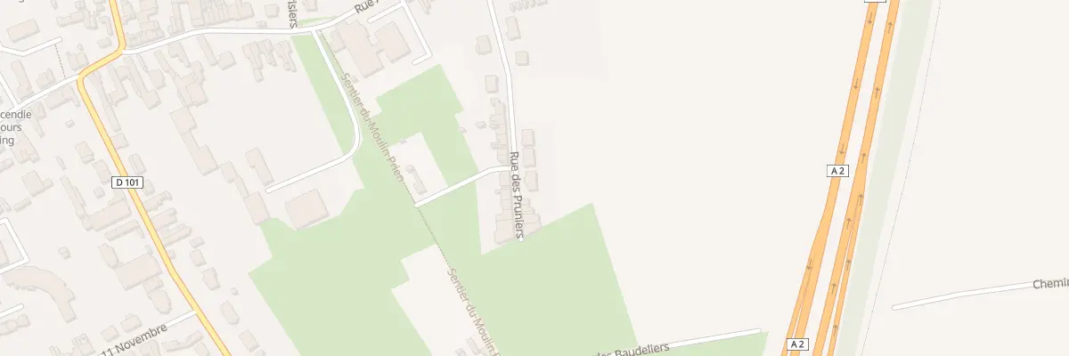 Plan du 30 Rue des Pruniers à Onnaing