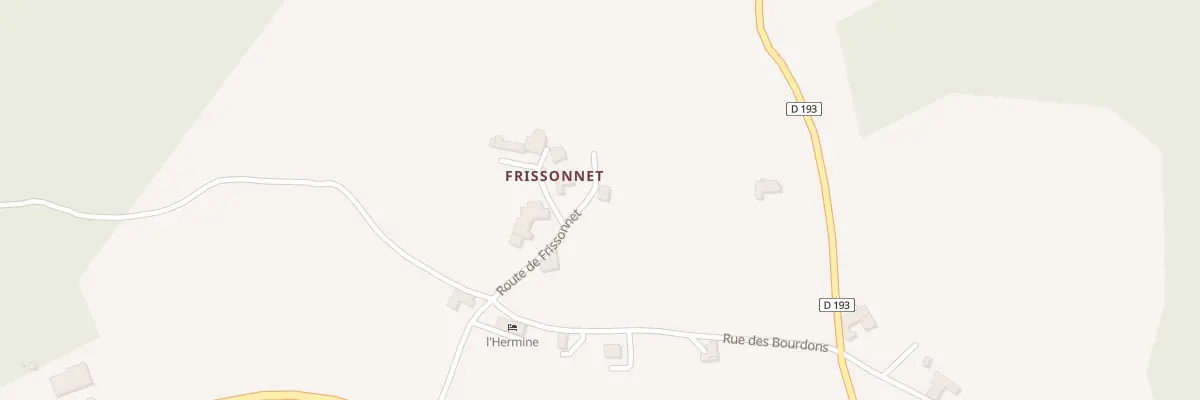 Plan du 246 Rte de Frissonnet à Cistrières