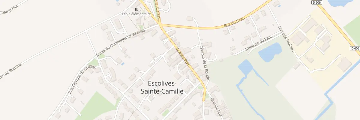 Plan du 18 Gr Grande Rue à Escolives-Sainte-Camille