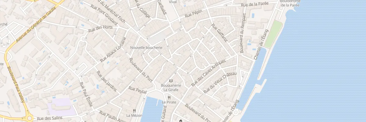 Plan du 28 Rue du Port à Mèze