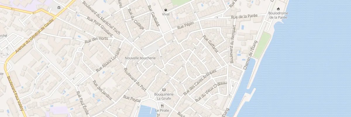 Plan du 13 Rue des Trois Pigeons à Mèze