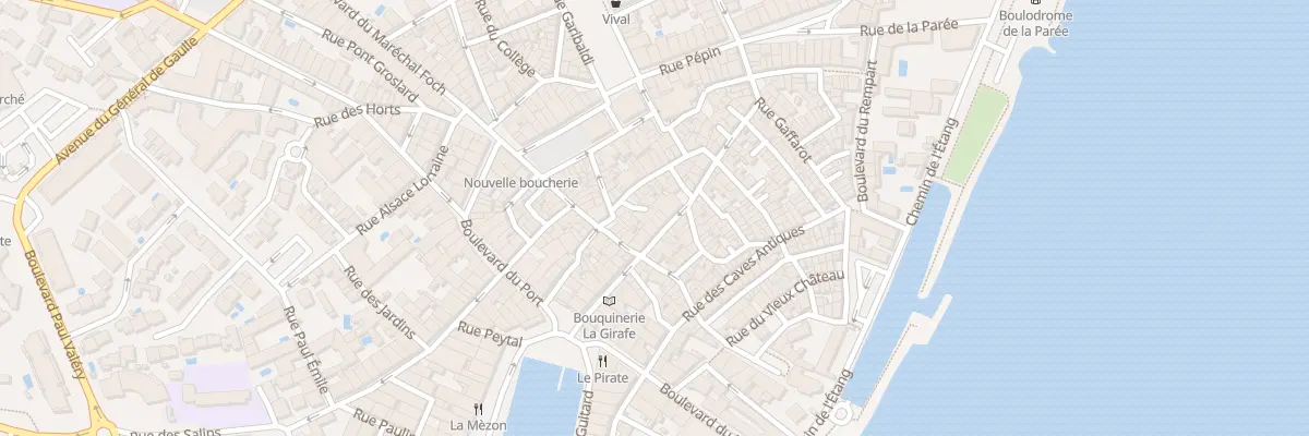 Plan du 26 Rue du Port à Mèze