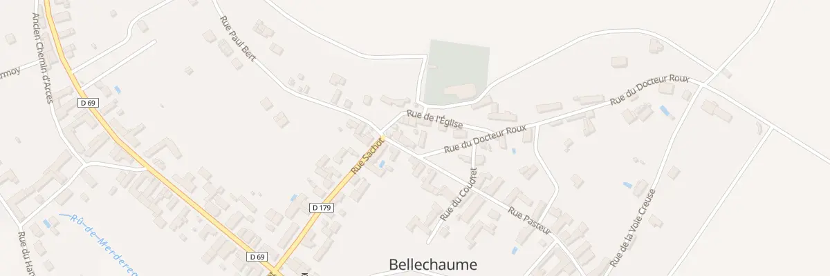 Plan du 7 Rue de l’Eglise à Bellechaume