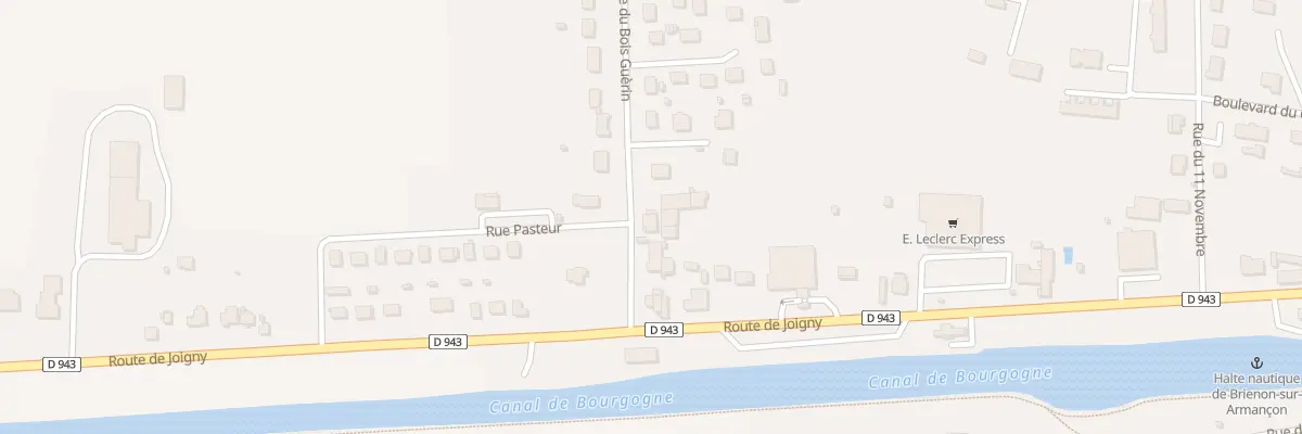 Plan du 1 Rue du Bois Guèrin à Brienon-sur-Armançon